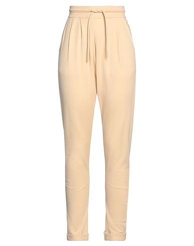 GERTRUDE + GASTON Casual pants Cream 100% Cotton