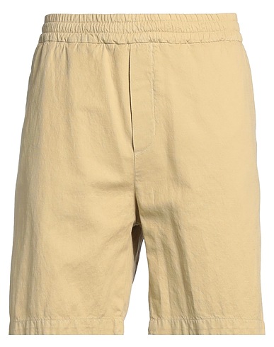 PAOLO PECORA Shorts & Bermuda Sand 63% Cotton, 35% Linen, 2% Elastane