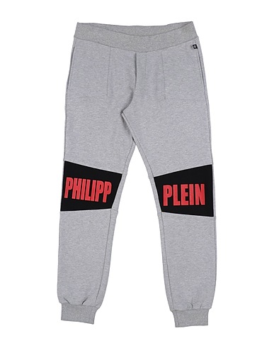 PHILIPP PLEIN Casual trouser Grey 75% Cotton, 20% Polyester, 5% Elastane