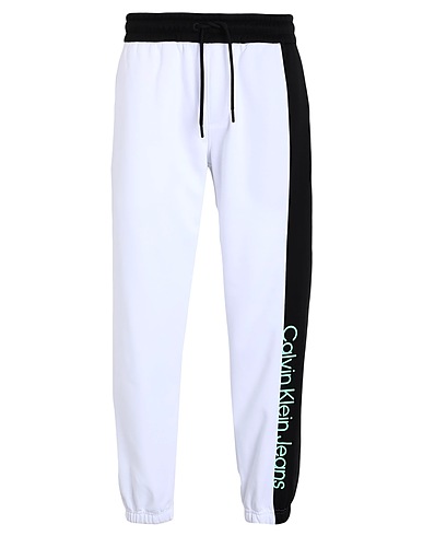 CALVIN KLEIN JEANS Casual trouser White 100% Polyester