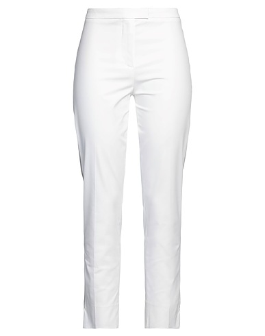 ELEVENTY Casual trouser White 50% Cotton, 48% Lyocell, 2% Elastane