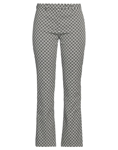 'S MAX MARA Casual trouser Black 80% Cotton, 18% Polyamide, 2% Elastane