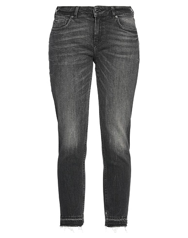 MAISON SCOTCH Denim trousers Grey 99% Cotton, 1% Elastane