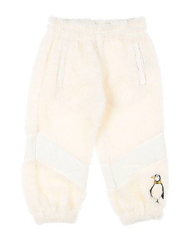 MINI RODINI Casual trouser Cream 100% Recycled polyester, Recycled polyamide