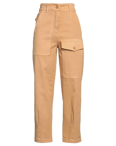 NUDE Cargohose Kamel 98% Baumwolle, 2% Elastan