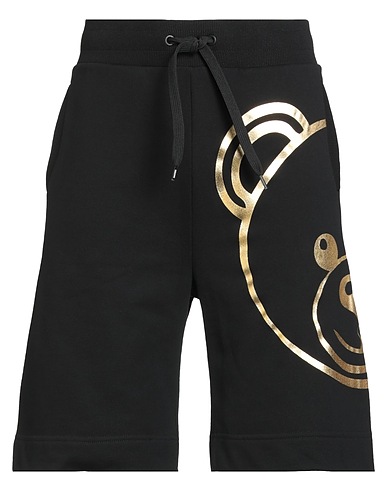 MOSCHINO Shorts & Bermuda UNDERWEAR Black 100% Cotton, Elastane