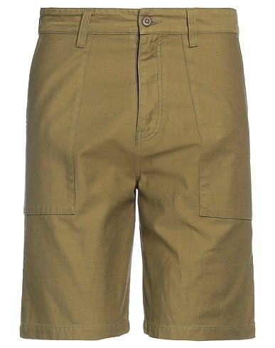 EDWIN Shorts & Bermuda Verde militare 100% Cotone