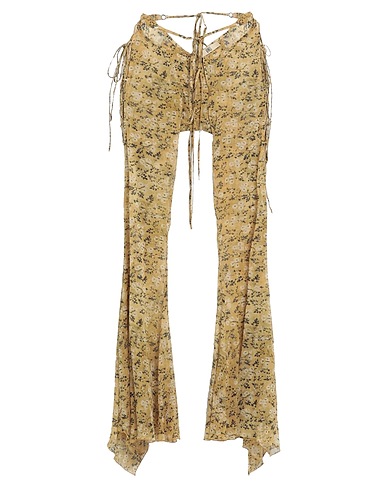 KNWLS Casual pants Mustard 92% Silk, 8% Elastane