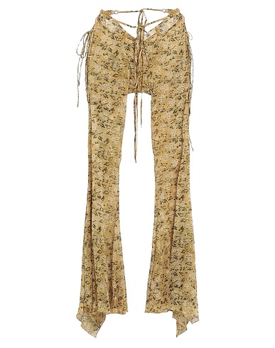 KNWLS Casual pants SENAPE 92% Silk, 8% Elastane