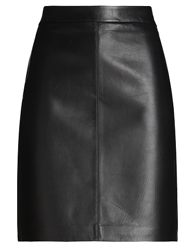 MICHAEL MICHAEL KORS Mini skirt Black 100% Lambskin