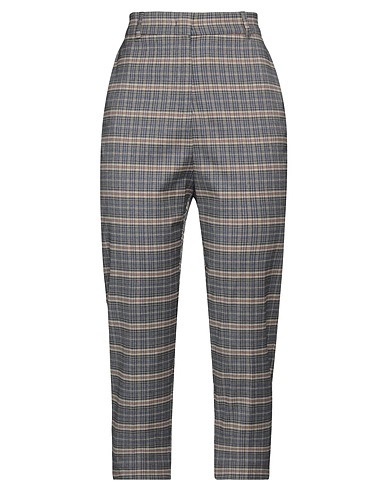 MANILA GRACE Pantalone Blu navy 74% Poliestere, 21% Viscosa, 5% Elastan