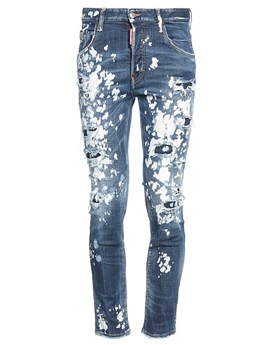 DSQUARED2 Denim trousers Blue 99% Cotton, 1% Elastane