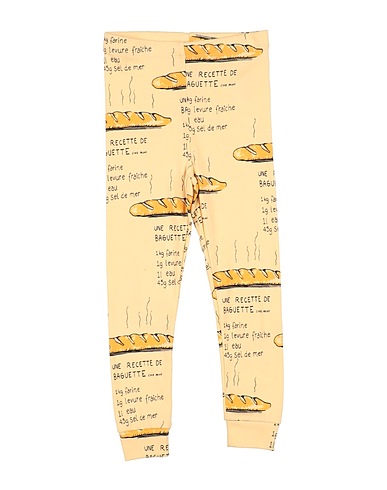 MINI RODINI Leggings Pastel yellow 100% Organic cotton