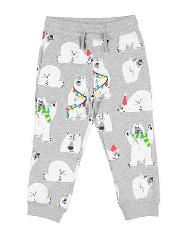 STELLA McCARTNEY KIDS Casual trouser Light grey 100% Cotton, Elastane