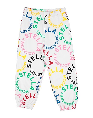 STELLA McCARTNEY KIDS Pantalone Bianco 100% Cotone