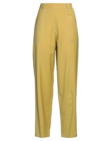 AGNONA Casual pants Sage green 100% Wool