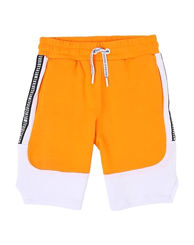 BIKKEMBERGS Shorts & Bermuda Orange 100% Cotton