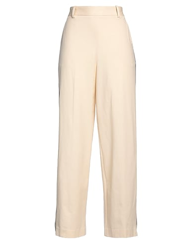 CIRCOLO 1901 Casual trouser Beige 92% Cotton, 8% Elastane