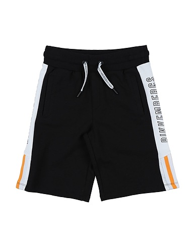 BIKKEMBERGS Shorts & Bermudas Schwarz 100% Baumwolle