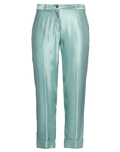 ANN DEMEULEMEESTER Casual trouser Turquoise 55% Linen, 45% Cupro