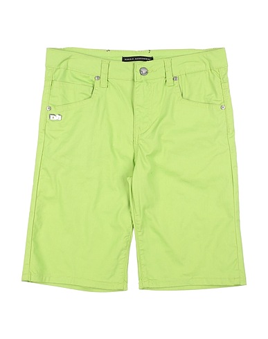 DANIELE ALESSANDRINI Shorts & Bermuda Light green 98% Cotton, 2% Elastane