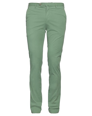 PT Torino Casual trouser Military green 98% Cotton, 2% Elastane
