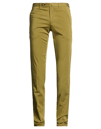 PT Torino Casual trouser VERDE SALVIA 94% Cotton, 5% Silk, 1% Elastane