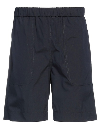 BRIAN DALES Shorts & Bermuda Midnight blue 54% Cotton, 42% Polyamide, 4% Elastane