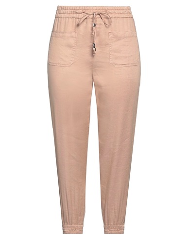 DONDUP Casual trouser Sand 57% Linen, 41% Lyocell, 2% Elastane
