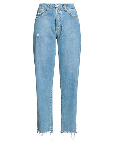 KLIXS Denim trousers Blue 97% Cotton, 3% Elastane