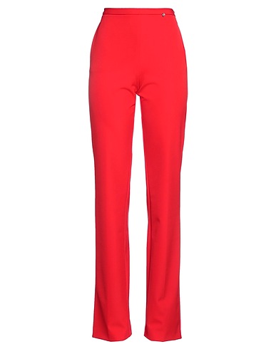 FRASE FRANCESCA SEVERI Casual trouser Red 87% Polyamide, 13% Elastane, Acetate, Polyester