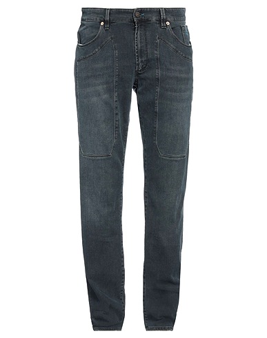 JECKERSON Denim pants Blue 90% Cotton, 8% Elastomultiester, 2% Elastane