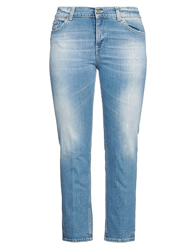 DONDUP Denim trousers Blue 98% Cotton, 2% Elastane