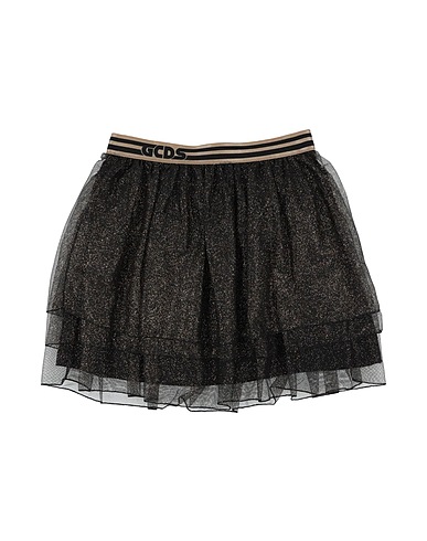 GCDS MINI Skirt Black 100% Viscose
