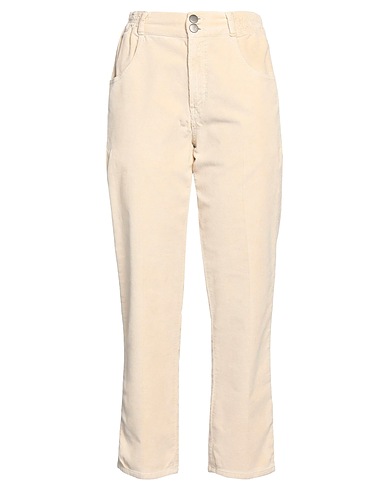 PT Torino Casual trouser Beige 73% Cotton, 25% Lyocell, 2% Elastane