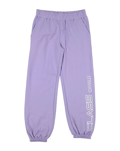 CAVALLI CLASS Hosen Lila 95% Baumwolle, 5% Elastan