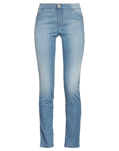 RE_HASH Denim trousers Blue 98% Cotton, 2% Elastane