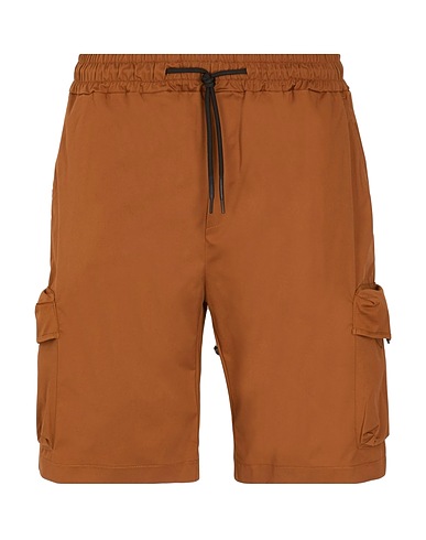 8 by YOOX Shorts et Bermudas COTTON WAISTBAND CARGO SHORTS 97% Coton, 3% Élasthanne