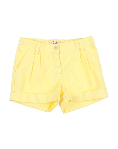 IL GUFO Shorts & Bermuda Giallo pastello 97% Cotone, 3% Elastan