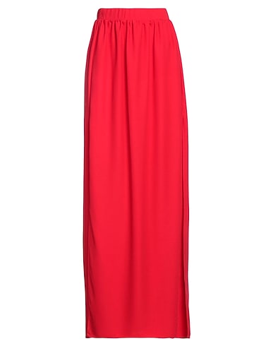 COSTUME NATIONAL Maxi Skirts ROSSO 100% Polyester