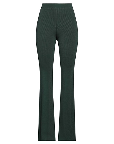 STELLA McCARTNEY Pantalon Vert foncé 79% Viscose, 19% Polyamide, 2% Élasthanne