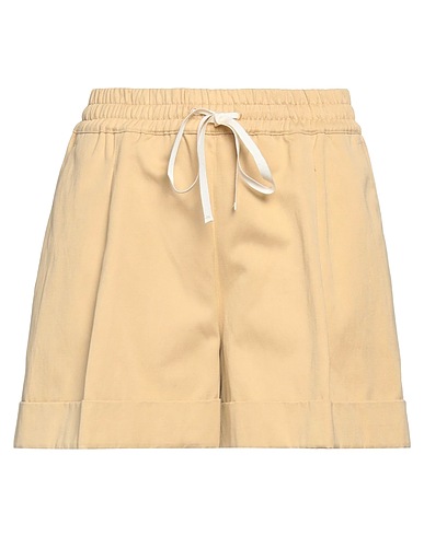 TWINSET Shorts & Bermuda Beige 84% Cotone, 16% Lino