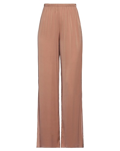 NOUVELLE/SILK 95 FIVE Pantalone Nocciola 95% Seta, 5% Elastan