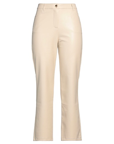 PENNYBLACK Casual pants Beige 100% Polyester, Polyurethane resin