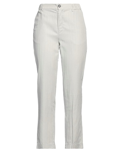 TRUE NYC® Casual trouser Light grey 59% Lyocell, 23% Linen, 18% Cotton