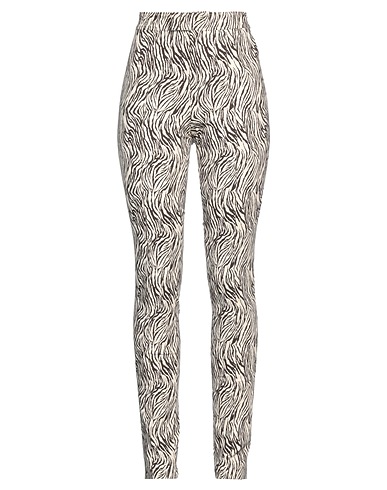 ISABEL MARANT Casual trouser Ivory 70% Cotton, 29% Viscose, 1% Elastane