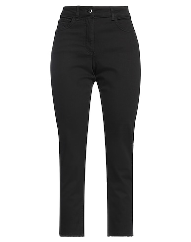 CORTE dei GONZAGA Casual trouser Black 92% Cotton, 6% Elastomultiester, 2% Elastane