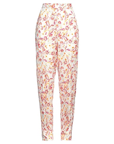 ISABEL MARANT Pantalone Bianco 65% Viscosa, 35% Seta