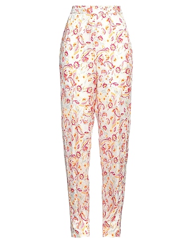 ISABEL MARANT Pantalón BIANCO 65% Viscosa, 35% Seda