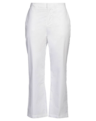 TWINSET Pantalone Bianco 96% Cotone, 4% Elastan